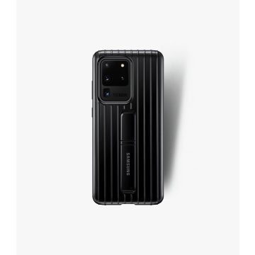   Samsung Galaxy S20 Ultra Protective Standing ütésálló tok, Fekete